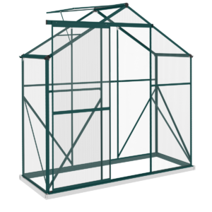 Outsunny 6 x 2.5ft Polycarbonate Greenhouse