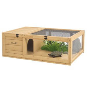PawHut Small Pet Reptile Wooden House PawHut Small Pet Reptile Wooden House