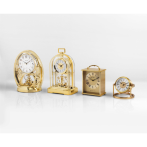 Widdop Rhythm Mantel Clock Gilt Arch