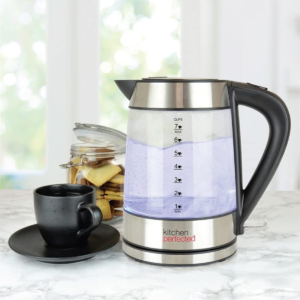 Kitchen Perfected Cordless Glass Kettle Eco-Friendly