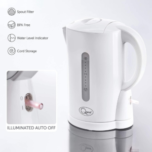 Quest 1ltr Jug Kettle - White