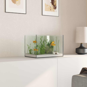 vidaXL Aquarium with Storage Transparent Glass