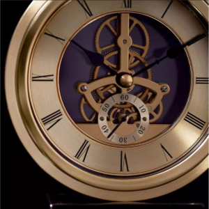 Widdop Skeleton Mantel Clock Roman dial