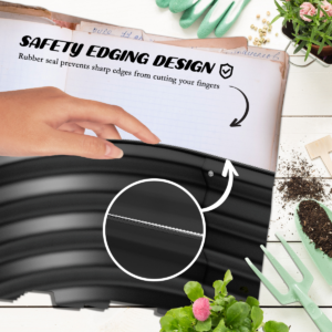 Outsunny Galvanised Raised Garden Bed Planter