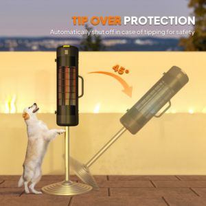 Outsunny Parasol Mounted Patio Heater Electric