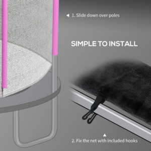 SPORTNOW 10ft Trampoline Net Replacement