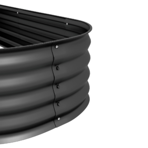 Outsunny Galvanised Raised Garden Bed Planter