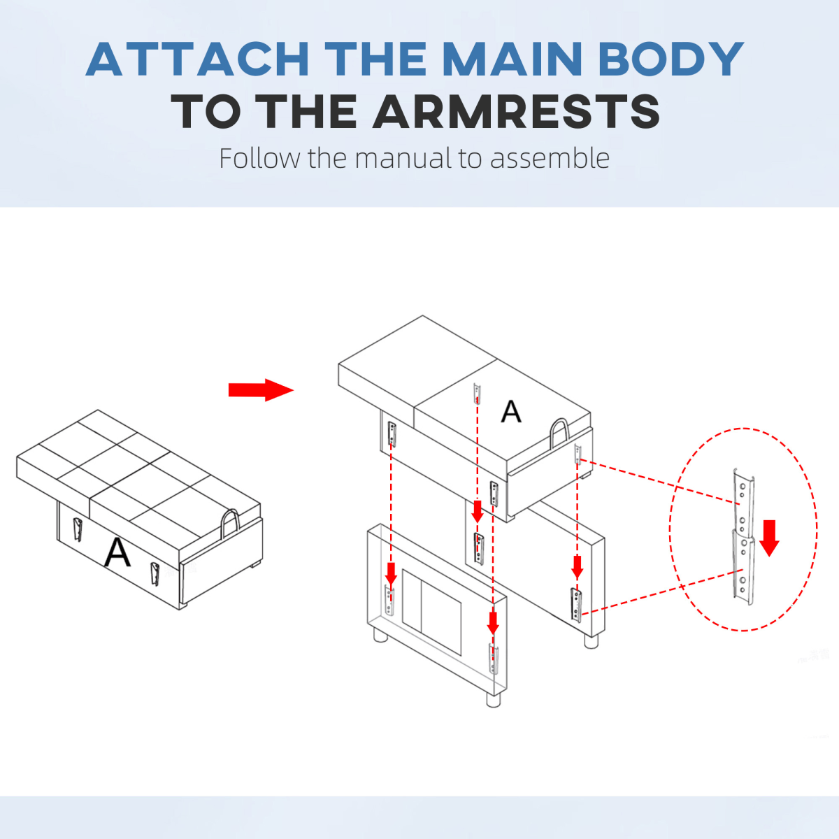 HOMCOM Pull Out Chair Bed With Pillow HOMCOM Pull Out Chair Bed With Pillow