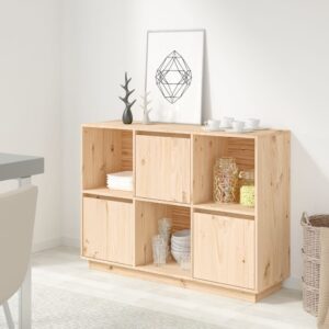 vidaXL Sideboard 110.5x35x80cm Solid Pine Wood