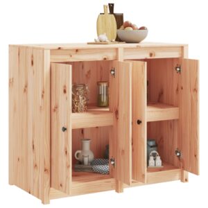 vidaXL Outdoor Kitchen Cabinet Solid Pine Wood
