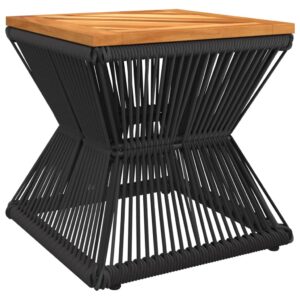 vidaXL Coffee Table With Wire Base Black