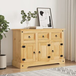 vidaXL Sideboard Corona 112x43x78cm Solid Mexican Pine