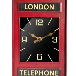 MSL 30cm Table Clock Telephone Box