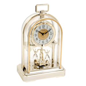 Widdop Rhythm Mantel Clock Gilt Arch
