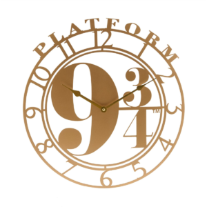 Warner Bros Harry Potter Alumni Wall Clock Platform 9 3/4