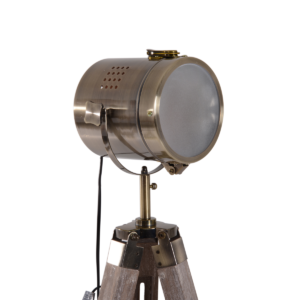 HOMCOM Tripod Floor Lamp 65L Wood/Bronze Colour HOMCOM Tripod Floor Lamp 65L Wood/Bronze Colour