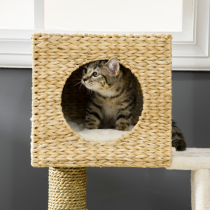 PawHut Cat Tree Kitten Tower with Scratching Posts PawHut Cat Tree Kitten Tower with Scratching Posts