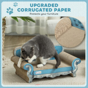 PawHut 2 in 1 Cat Scratching Board with Catnip