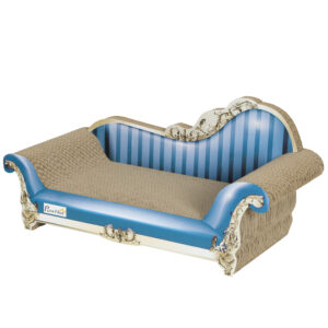 PawHut 2 in 1 Cat Scratcher with Catnip Blue