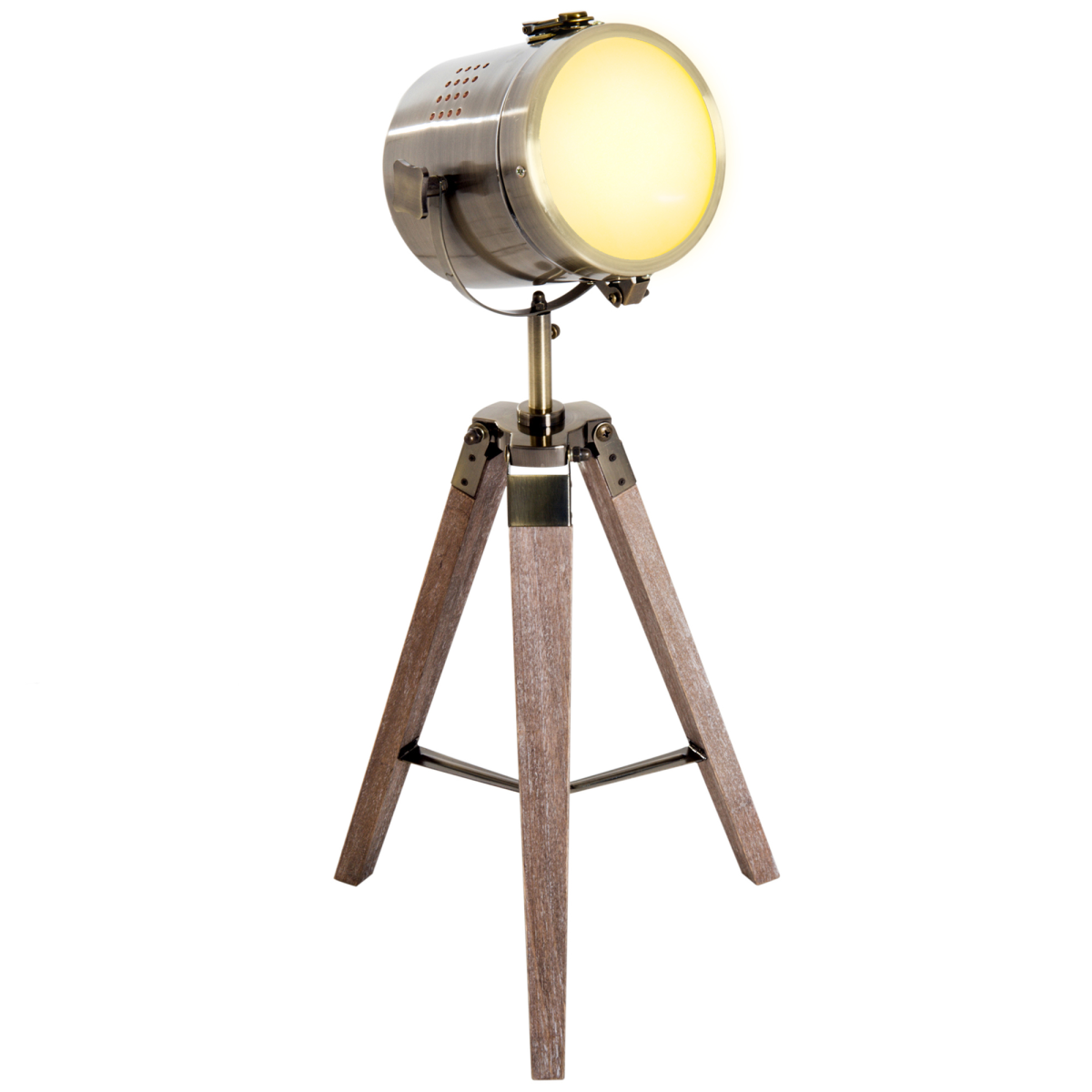 HOMCOM Floor Lamp 33L Wood/Bronze Colour HOMCOM Floor Lamp 33L Wood/Bronze Colour