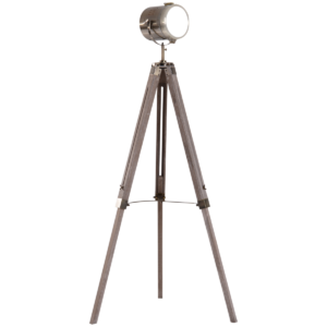 HOMCOM Tripod Floor Lamp 65L Wood/Bronze Colour HOMCOM Tripod Floor Lamp 65L Wood/Bronze Colour