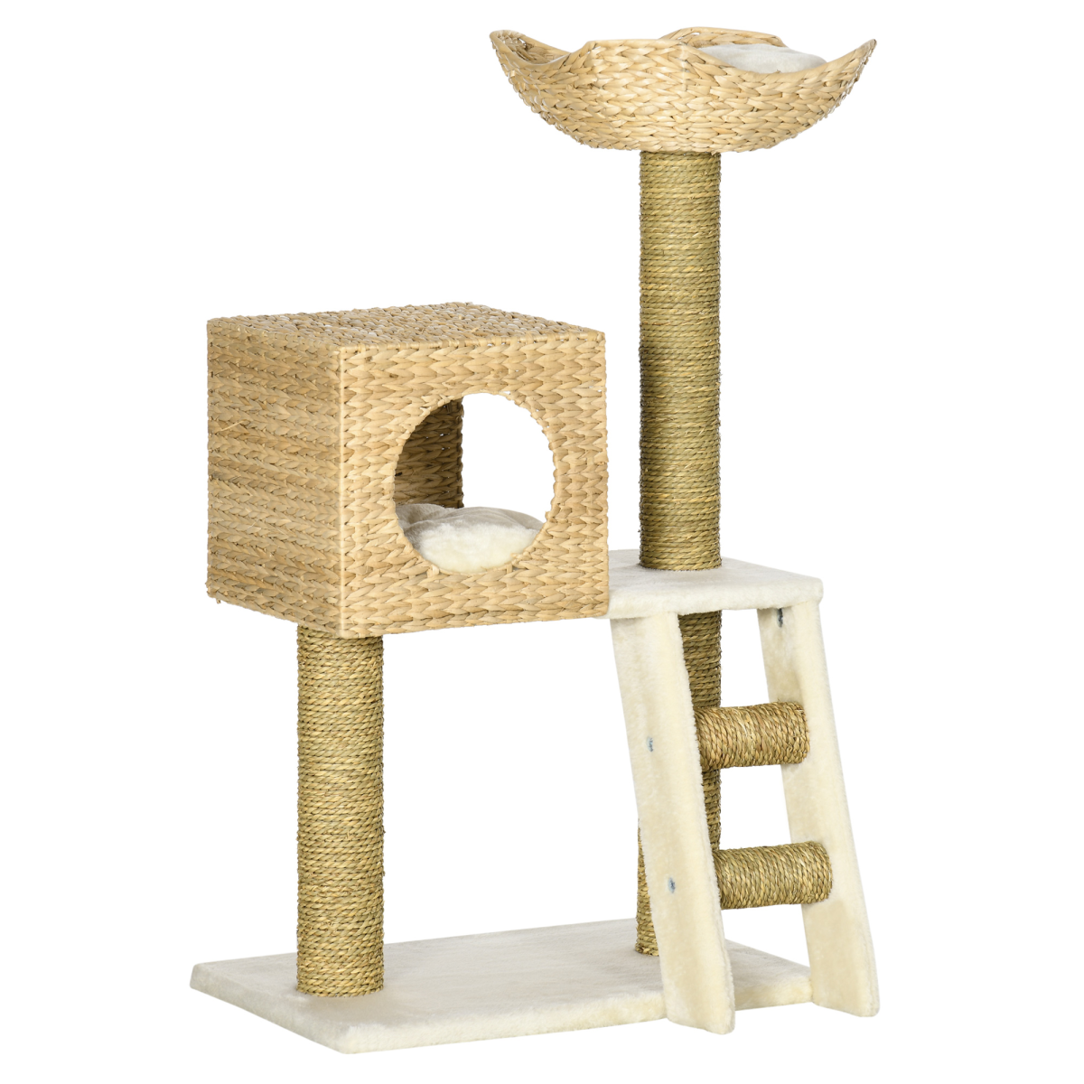 PawHut Cat Tree Kitten Tower with Scratching Posts PawHut Cat Tree Kitten Tower with Scratching Posts